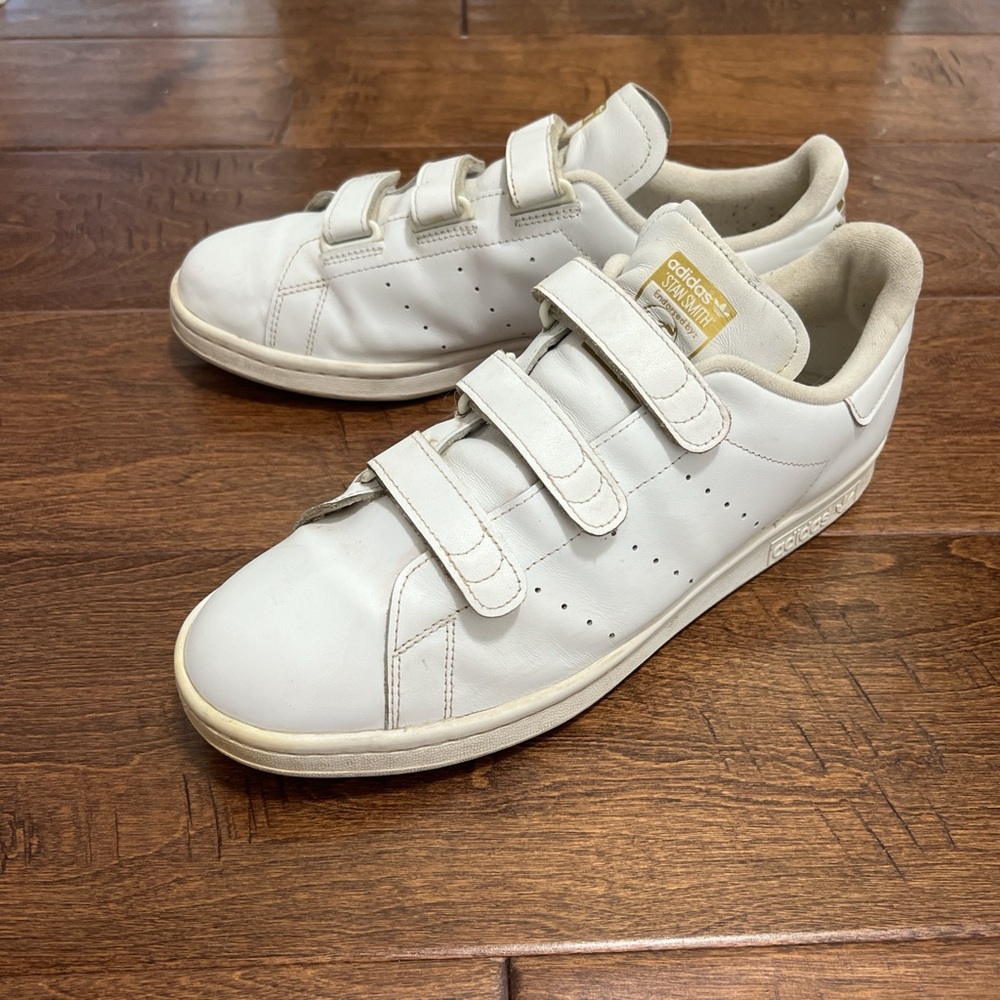 Adidas Mens Stan Smith Velcro Shoes